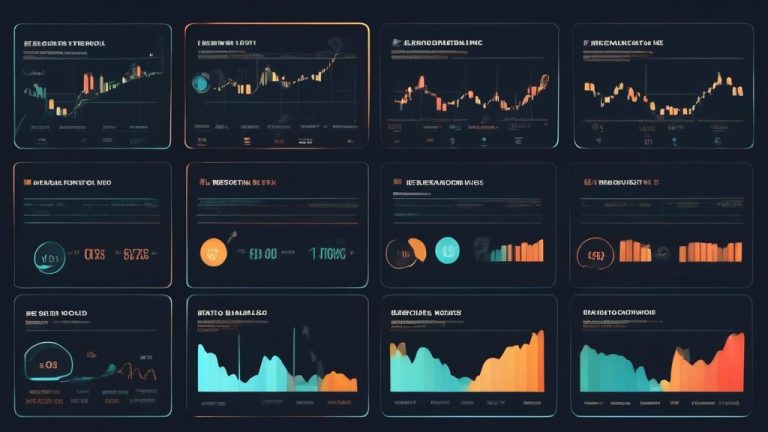 Create an educational infographic that visually explains the Relative Strength Index (RSI) indicator in financial trading. Include key elements such as the
