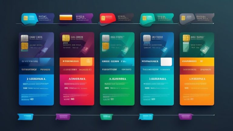 Create an informative and visually appealing infographic that illustrates different credit card tiers, their benefits, and perks. Include representations o