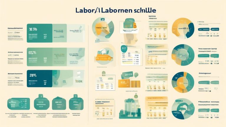 Create an informative infographic that illustrates the detailed repayment schedule for labor relief loans in a visually appealing way. Include elements lik