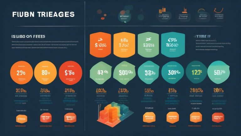 Create an informative infographic-style image highlighting the different discount tiers for trading fees offered by Fubon Securities. Include visually appe