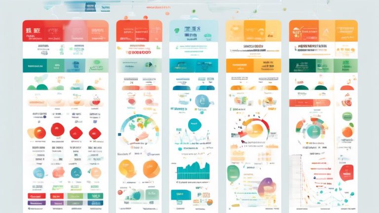 An illustrated comparison chart showcasing various Nomura quality funds, with clear labels, colorful graphics, and icons representing different investment