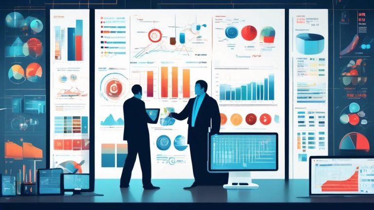 Create an illustration that visually represents a comparative analysis of high-tech funds, specifically focusing on the Nomura High-Tech Fund. Include elem