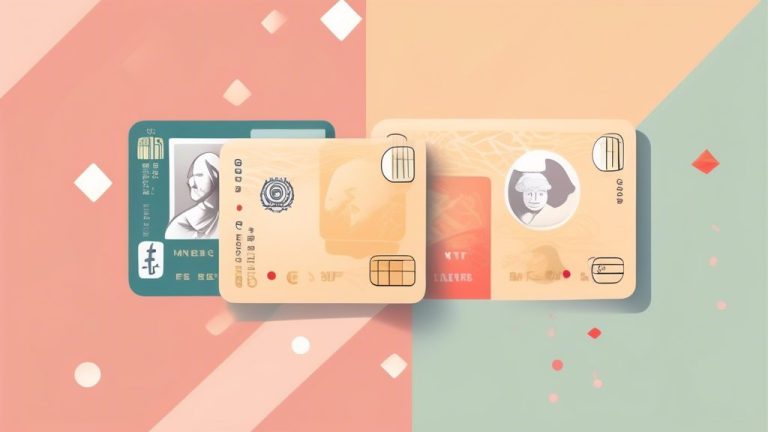 Create an image that illustrates the disadvantages of dual-currency cards. Include visual elements like a split card showing different currencies on either