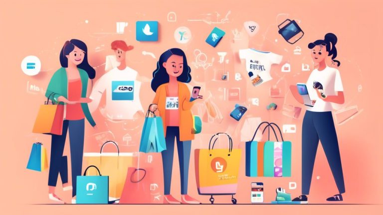 Create an image that visually represents the concept of 'first-time purchases' and their impact on young consumers. Include elements such as a young person