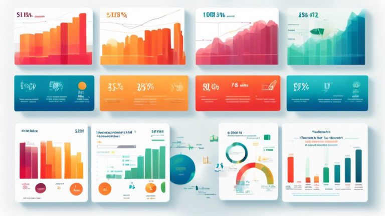 Create an infographic-style image comparing various high-dividend ETFs. Include visuals like bar charts or pie charts highlighting their yields, performanc